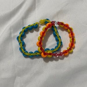 2 beaded bracelets